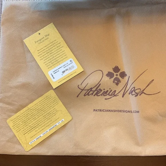 Patricia Nash Kirby crossbody + dust cover EUC